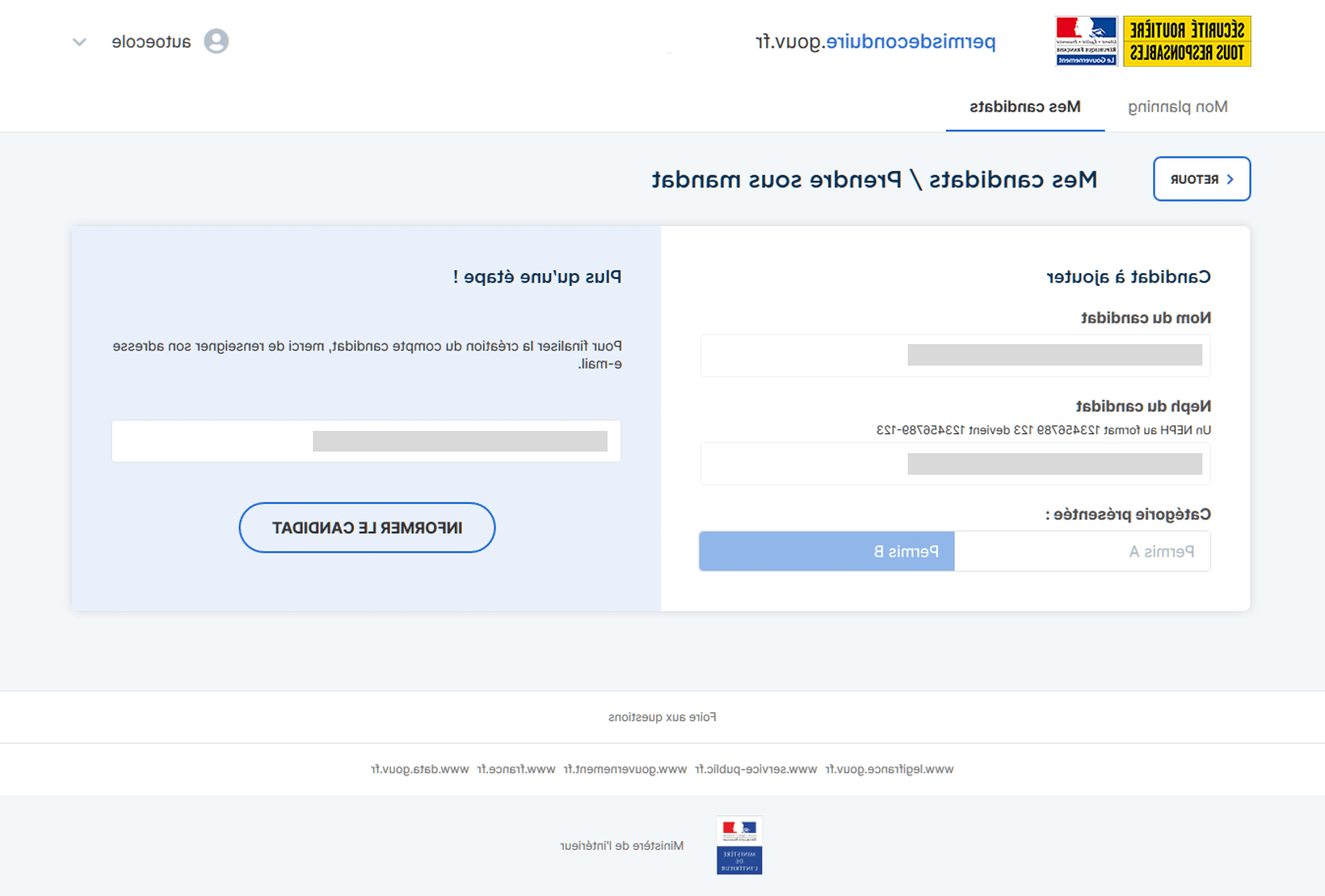 Comment l auto ecole recoit resultat permis